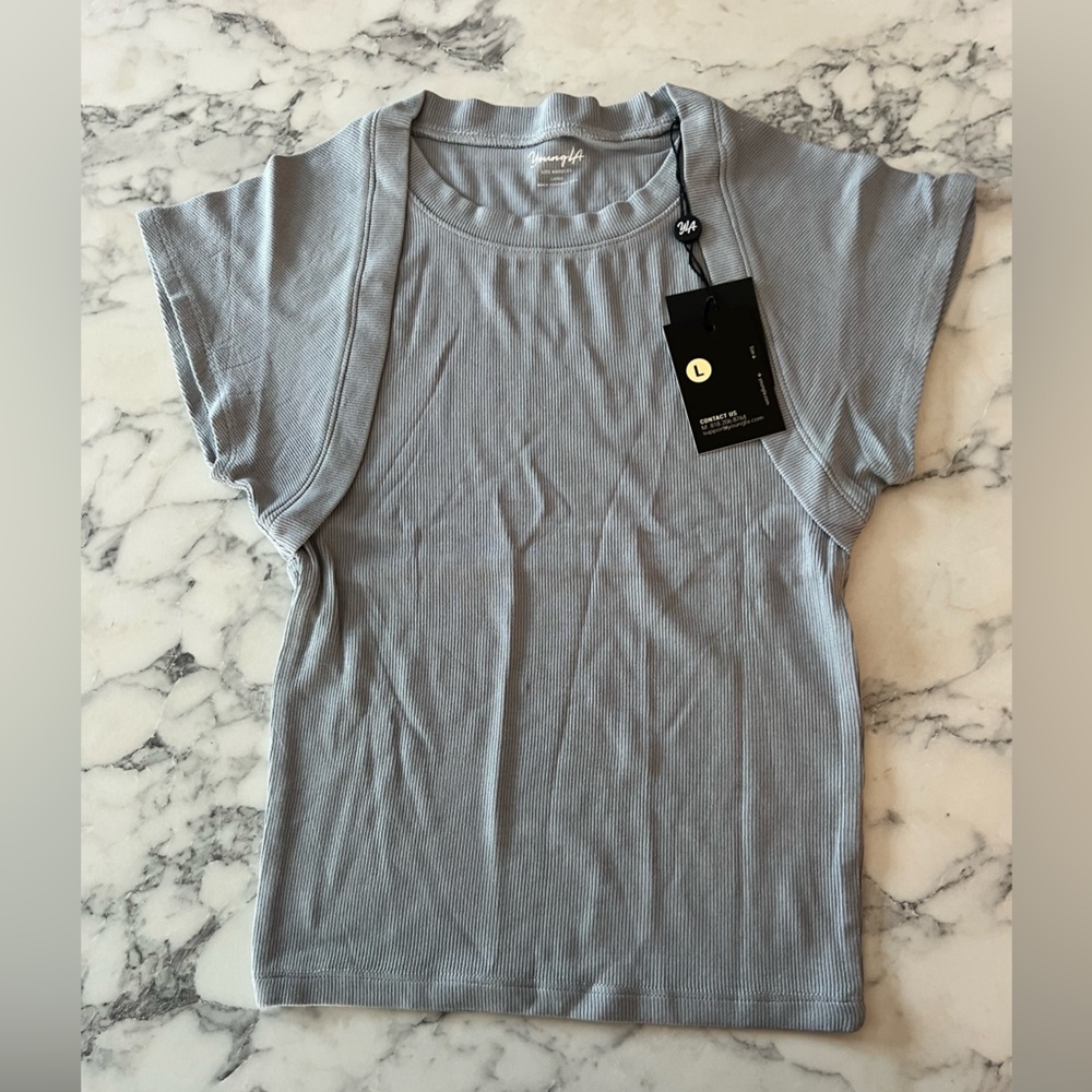 YoungLA Ribbed Tee - Picture 2 of 3